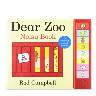 【现货】【亲爱的动物园】有声书：亲爱的动物园 【Dear Zoo】 Noisy Book 英文儿童趣味 原版图书进口外版书籍Rod Campbell
