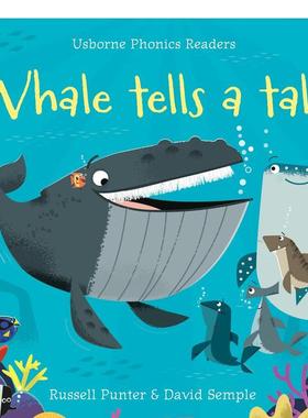 【现货】鲸鱼讲故事 【Phonics Readers】 Whale Tells a Tale 原版英文儿童自然拼读图书