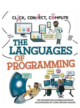 【预售】点击、连接、计算：编程语言(平装） Click， Connect， Compute 原版英文儿童绘本图书(预计26年1月出版)