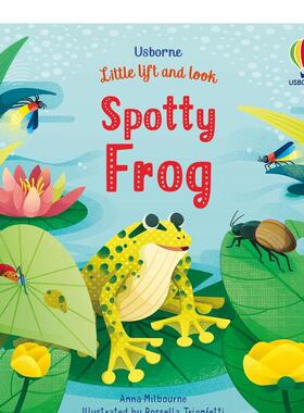【现货】点点青蛙Spotty Frog 3-6岁儿童趣味故事翻翻纸板绘本 英文原版 早教启蒙读物睡前故事 进口图书书籍