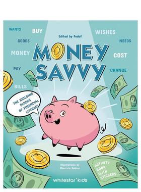 【现货】理财达人：金融素养的基石 Money Savvy: The Building Blocks of Financial Literacy 原版英文儿童绘本图书书籍