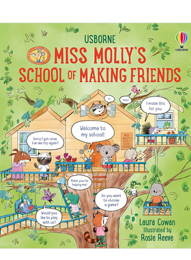 【预售】【莫莉小姐的学校】交朋友 【Miss Molly's School】 of Making Friends 原版英文儿童绘本