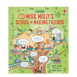【预售】【莫莉小姐的学校】交朋友 【Miss Molly's School】 of Making Friends 原版英文儿童绘本