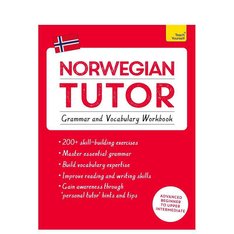 【预售】【语言自学练习册】挪威语：语法与词汇 Norwegian Tutor: Grammar and Vocabulary Workbook 原版英文语言学习
