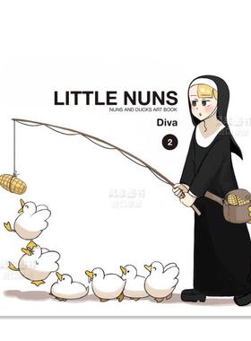 【现货】Diva插画作品集 2 LITTLE NUNS NUNS AND DUCKS ART BOOK 2日文原版图书书籍插画集