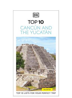 【预售】DK十大游：坎昆与尤卡坦半岛 DK  10 Cancun and the Yucatan 原版英文旅行图书