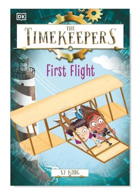 【预售】时间记录者：首次飞行 The Timekeepers: First Flight 英文青少年读物原版图书外版进口书籍DK Children SJ King and Es