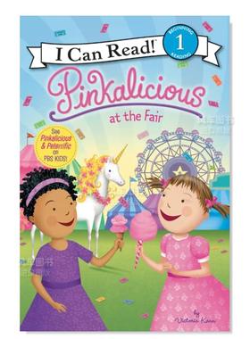 【现货】【粉红公主】在集市上 Pinkalicious at the Fair英文儿童绘本原版图书进口书籍Kann, Victoria