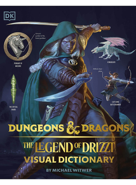 【现货】龙与地下城：Drizzt 的传说 Dungeons & Dragons The Legend of Drizzt Visual Dictionary 原版英文插画原画