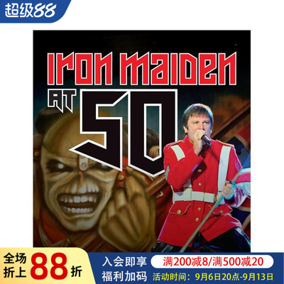 【现货】铁娘子乐队50岁 Iron Maiden at 50 原版英文音乐图书