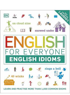 【预售】DK新视觉人人学英语：学习和练习常见的习语和表达方式 English for Everyone English Idioms: Learn and practise commo