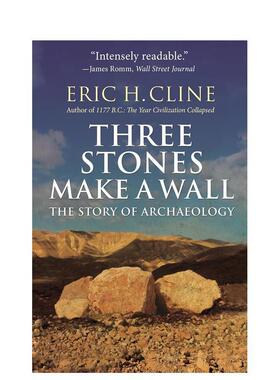 【预售】三块石头砌成一堵墙：考古的故事 Three Stones Make a Wall: The Story of Archaeology 原版英文人文历史图书
