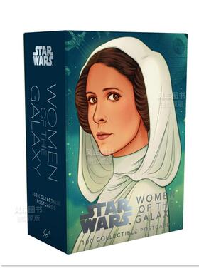 【现货】星球大战:100张银河女人明信片 Star Wars: Women of the Galaxy 100 Postcards 英文原版图书外版进口文创产品
