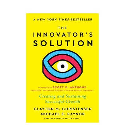 【预售】创新者的解决方案 新前言 The Innovator's Solution， with a New Foreword 原版英文商业行销