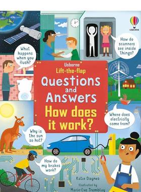 【预售】【翻翻书】问答书 它们是如何运作的？ Questions and Answers How Does it Work? 原版英文儿童趣味图书