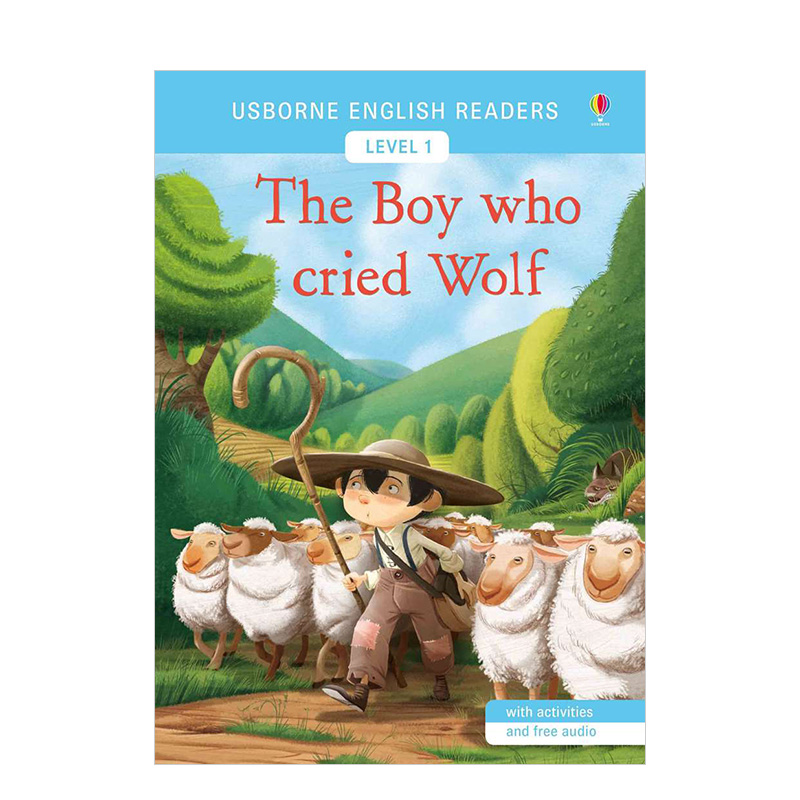 【预售】The Boy Who Cried Wolf喊狼来了的男孩 英文儿童故事分阶阅读书籍进口原版
