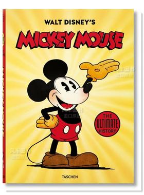 【预售】华特·迪斯尼的米老鼠：历史全集 Walt Disney’s Mickey Mouse. The Ultimate History英文漫画原版图书进口书籍David G