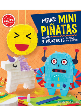 【现货】Make Mini Pi?atas 制作迷你节日挂件适合6-12岁原版进口图书书籍