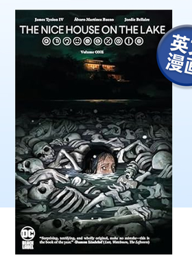 【现货】DC黑标漫画 湖上的漂亮房子卷1 The Nice House on the Lake 1 英文漫画书原版进口图书 James Tynion漫画剧集 湖畔美第