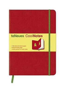 【现货】CoolNotes Medium 16 22cm Red Pug Yellow Red 中号笔记本 黄红 原版笔记本Notebook