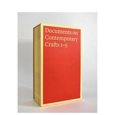 【预售】当代工艺文献集（第 1-5 辑） Documents on Contemporary Crafts 1-5 原版英文艺术画册画集图书