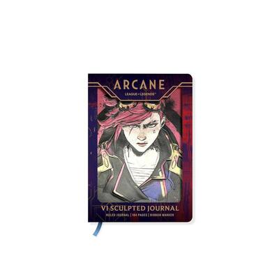 【预售】英雄联盟双城之战：维克托笔记簿 Arcane Sculpted Journal: VI 原版笔记本Notebook图书