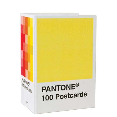 【预售】彩通明信片盒：一百张艺术明信片 Pantone Postcard Box: 100 Postcards  原版明信片 进口图书