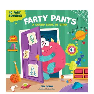 发声书 臭臭书 ：小怪兽 Farty Book Monsters Stinky 屁屁裤 Pants 英文儿童趣味图书书籍 原版 聆听10种屁声 现货