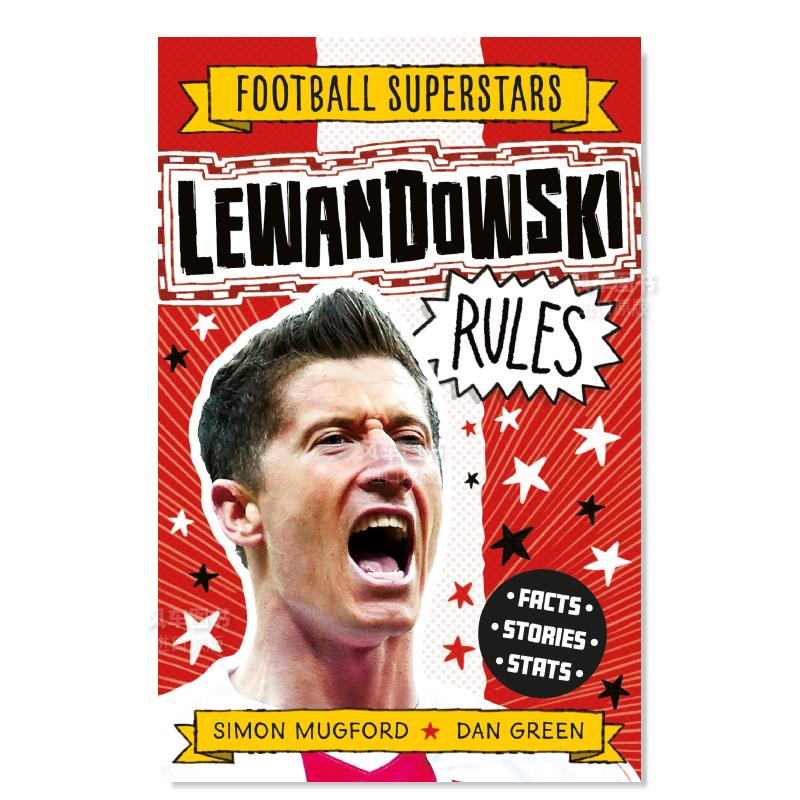 【现货】足球明星特辑：莱万多夫斯基 Football Superstars:Lewandowski Rules 英文原版儿童人物科普绘本故事书6岁上 足球运动员 - 实物图