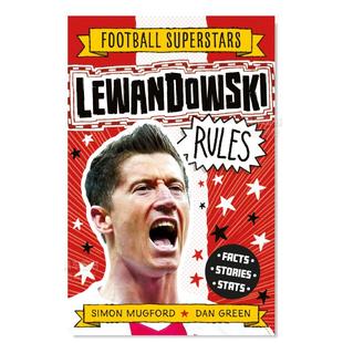 【现货】足球明星特辑:莱万多夫斯基 Football Superstars:Lewandowski Rules 英文原版儿童人物科普绘本故事书6岁上 足球运动员