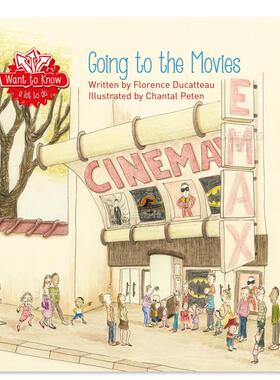 【预售】去看电影 Going to the Movies英文儿童绘本原版图书外版进口书籍 Florence Ducatteau Clavis