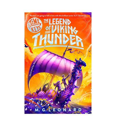 【预售】【时间之钥】#2：维京雷霆传奇 【Time Keys】The Legend of Viking Thunder 原版英文儿童故事 儿童历史探险小说图书