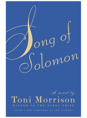 【现货】Song of Solomon，所罗门之歌 Toni Morrison托妮·莫里森书籍进口原版