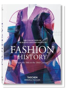【现货】【Bibliotheca Universalis】FASHION. A History from the 18th to the 20th Century,时尚:18到20世纪时尚历史-京都时尚