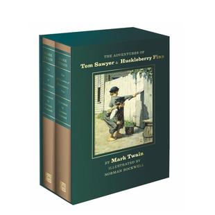 and 预售 Tom Huckleberry 原版 Adventures The 汤姆·索亚与哈克贝利·费恩历险记 英文儿童故事图书 Finn Sawyer