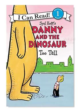 【现货】【丹尼和恐龙】:太高了 Danny and the Dinosaur: Too Tall英文儿童原版图书外版进口书籍Hoff, Syd