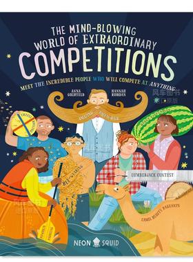 【预售】令人兴奋的非凡比赛世界 The Mind-Blowing World of Extraordinary Competitions英文儿童绘本原版图书外版进口书籍Anna