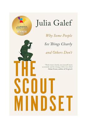 【预售】童子军心态：思考的方法（2022商业图书奖） The Scout Mindset 原版英文商业行销