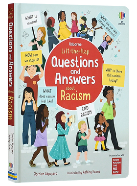 【现货】【翻翻书】种族歧视问答书【Lift-the-flap】Questions and Answers about Racism英文原版绘本画册进口图书书籍
