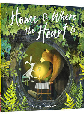 【预售】吾心安处是吾家 Home Is Where the Heart Is 英文原版儿童情商启蒙亲子绘本3-6岁故事人际交往友谊图画书 Jonny Lambert