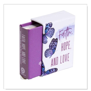 【预售】信念希望与爱 迷你小书 Faith, Hope, and Love (Tiny Book) 精装 英文原版口袋型冥想/智慧集锦书籍