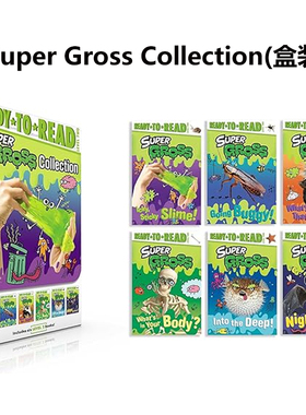 【现货】超级恶心系列(6本盒装) Super Gross Collection 英文原版青少年读物英语 关于毛骨悚然生物/恶心气味/棘手情况有趣事实等