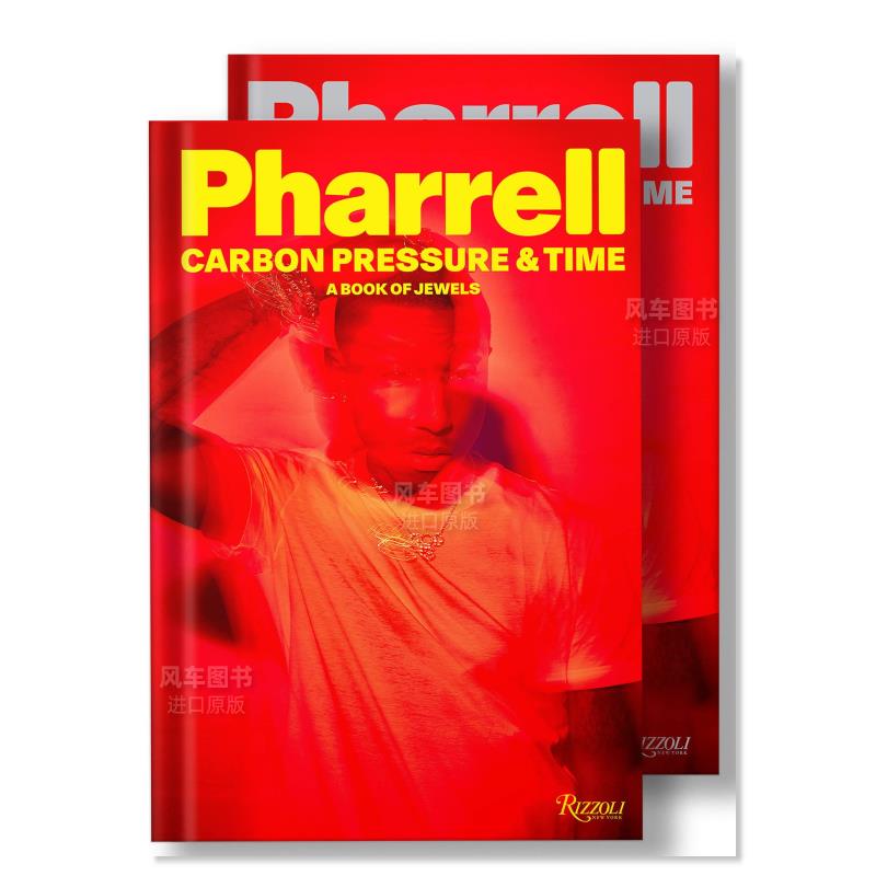 【预售】法瑞尔·威廉姆斯:珠宝作品画册（2种封面随机发货） Pharrell:Carbon, Pressure& Time英文珠宝首饰原版图书-封面