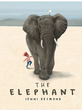 【预售】The Elephant 大象 插画师Jenni Desmond 英文原版儿童艺术绘本进口图书书籍