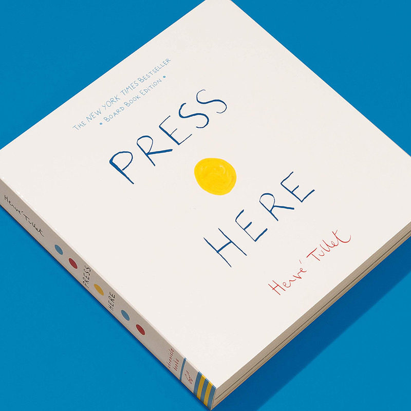 Press Here 点点点迷你纸板书 【Hervé Tullet作品合集】 宝宝视觉锻炼 英文原版畅销幼儿童艺术启蒙绘本0-3岁进口童书