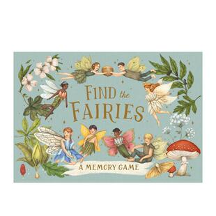 【预售】寻找仙女：记忆游戏 Find the Fairies : A Memory Game 原版卡牌图书