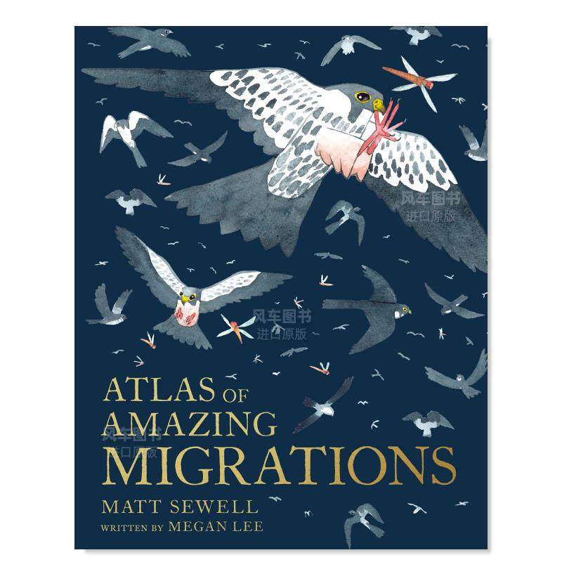 【现货】令人惊叹的鸟类迁徙图集atlas of amazing migrations英文