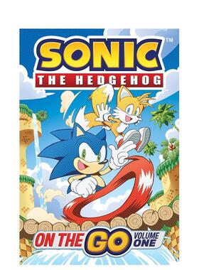 【预售】英文漫画 刺猬索尼克：在路上 卷1 Sonic the Hedgehog: On The Go， Vol. 1 原版英文图书