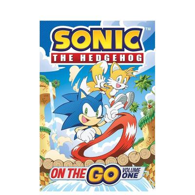【预售】英文漫画 刺猬索尼克：在路上 卷1 Sonic the Hedgehog: On The Go， Vol. 1 原版英文图书