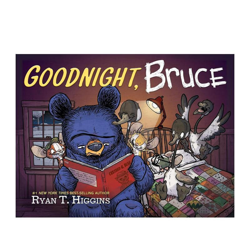 【预售】【熊妈妈布鲁斯系列】晚安，布鲁斯 【Mother Bruce Series】Goodnight， Bruce 原版英文儿童绘本 迪士尼 睡前故事图片
